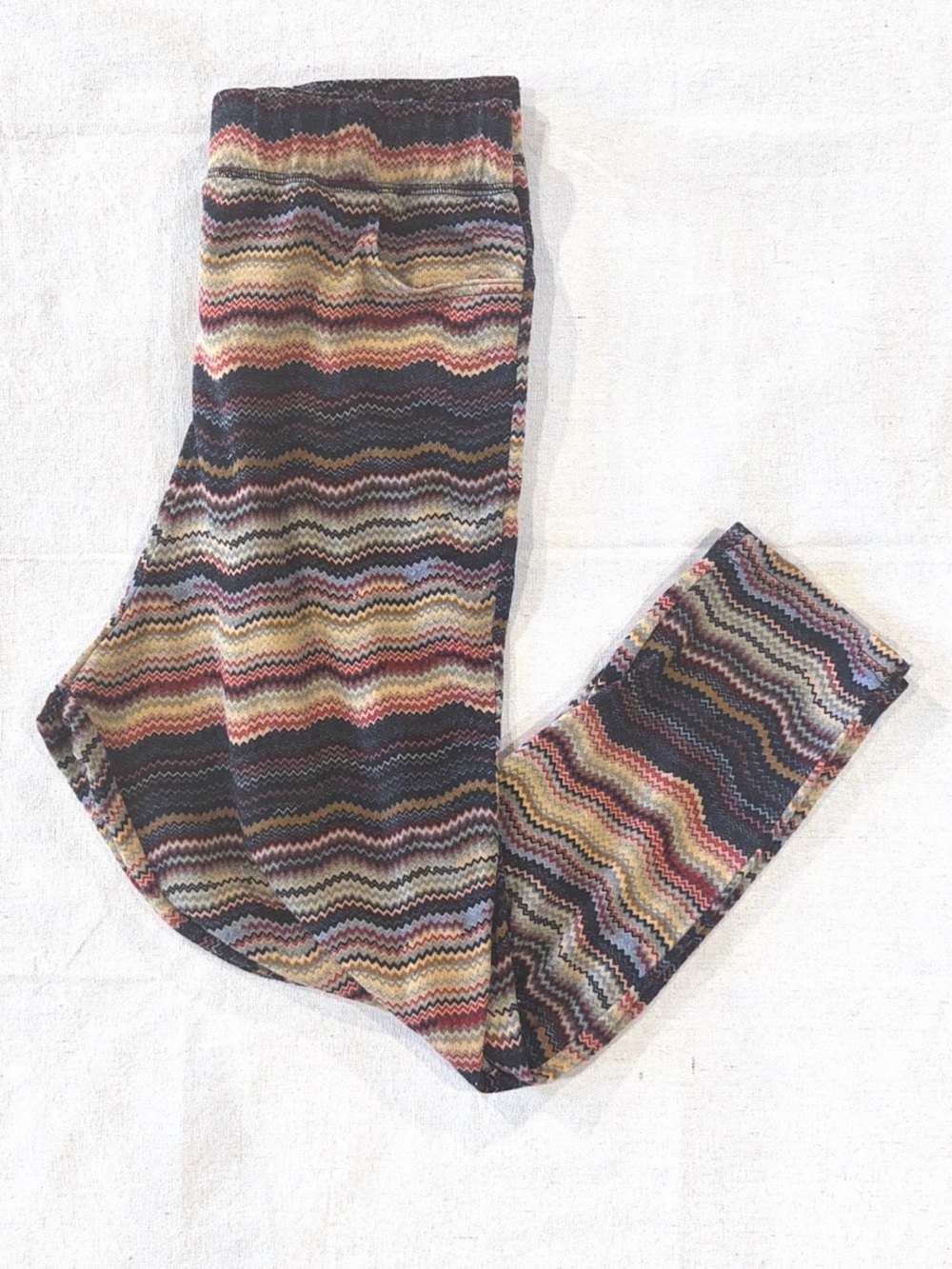 Free People Multicolor Zigzag Wave pants